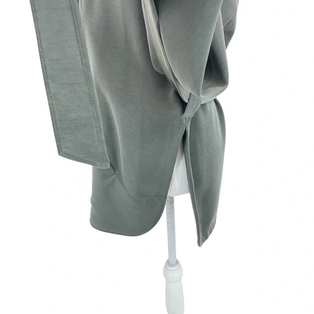 Lululemon Softstreme Belted Wrap Jacket Grey Sage XS/S - Picture 13 of 16